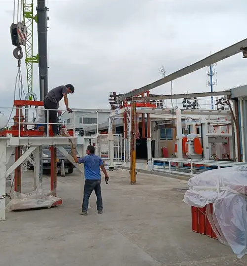 Succesvolle ingebruikname van lichtgewicht productielijn voor klant in Ningxia
