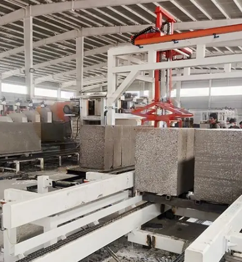 Zelfgeïsoleerde blokkenproductielijn bouwproject voor klanten in Shache, Xinjiang