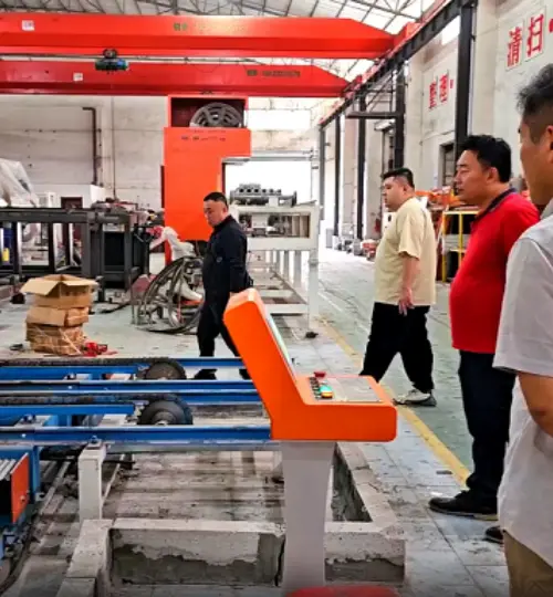 Project voor productielijn voor lichtgewicht blokken en scheidingswanden voor Mongoolse klant