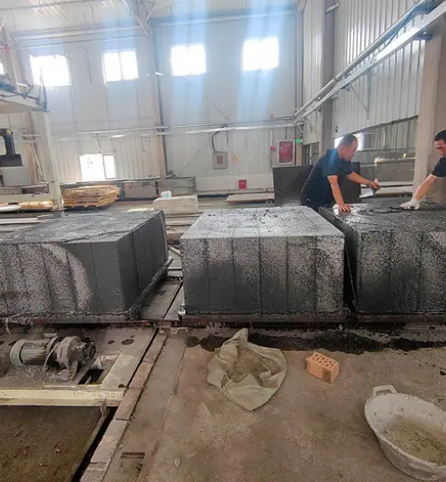 Xinjiang Kashi Klant Hervorming Autoclaved Aerated Blocks Equipment Technology Project