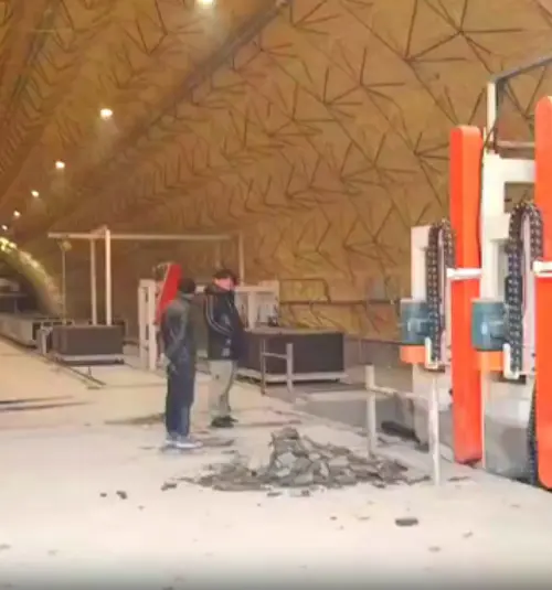 Succesvolle ingebruikname van blokproductielijnproject voor klant in Centraal-Azië in Kirgizië